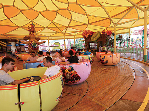 72 Seats Spinning Cup Ride