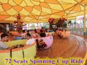 72 Seats Spinning Cup Ride