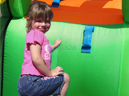 kids bouncy castle with slide